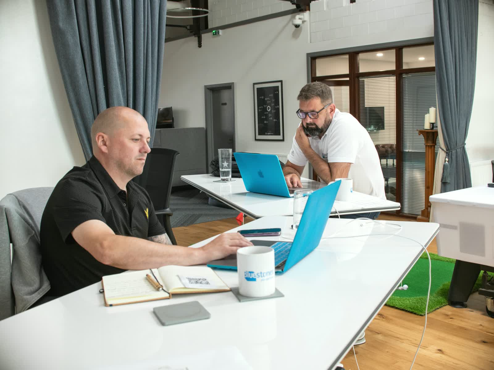 A builder working inside a team
